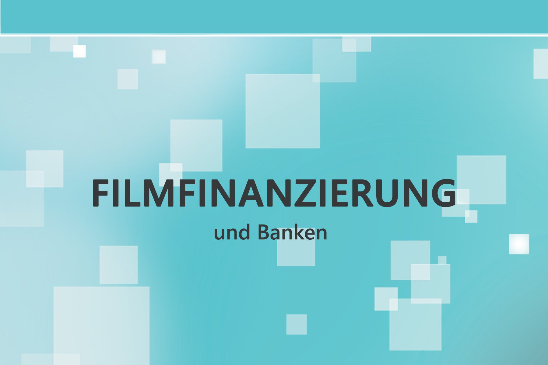 Filmfinanzierung und Banken - Ensider